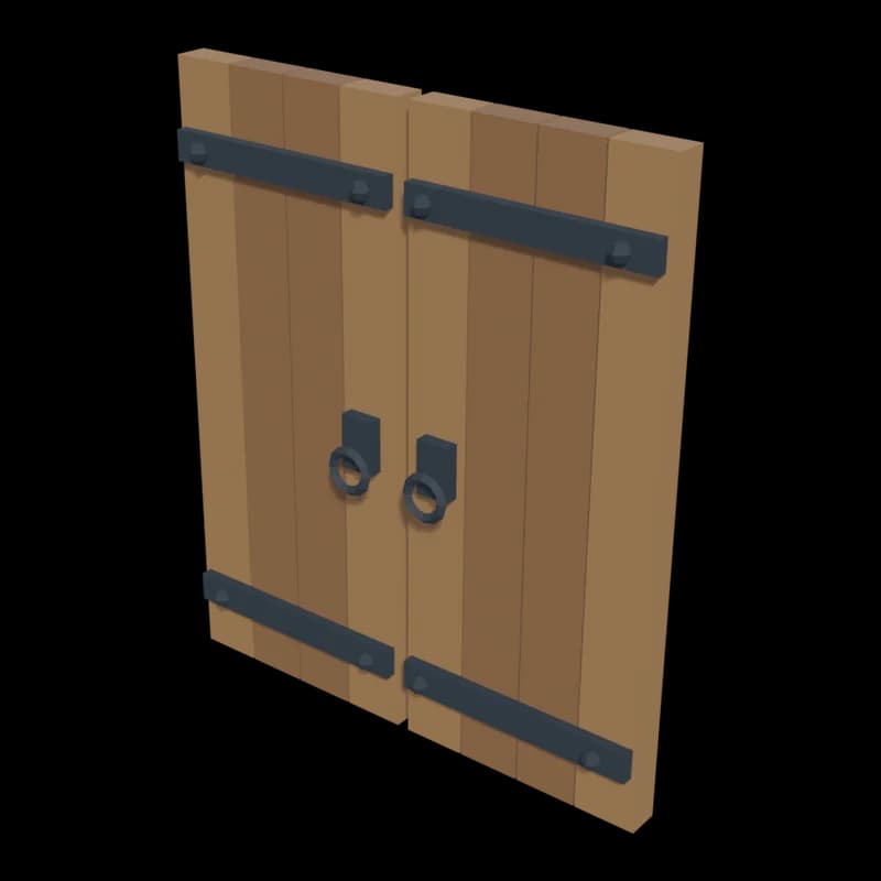 Porte double