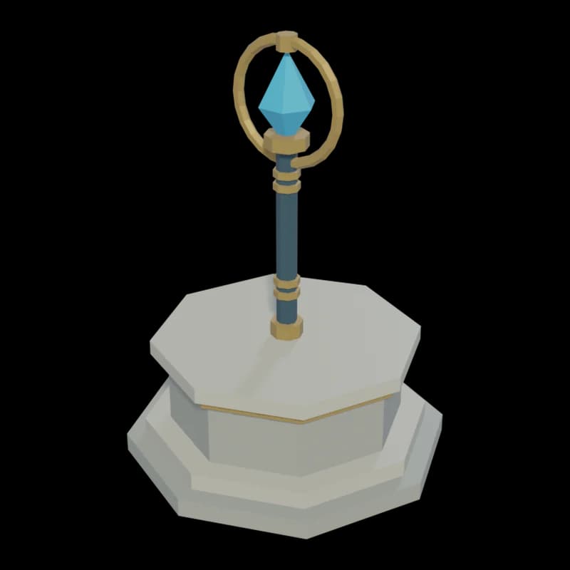 Bâton de cristal